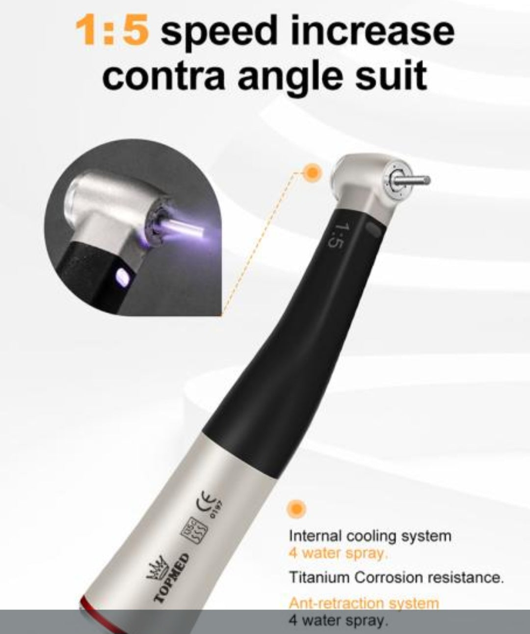 Contra angle Led 1:5