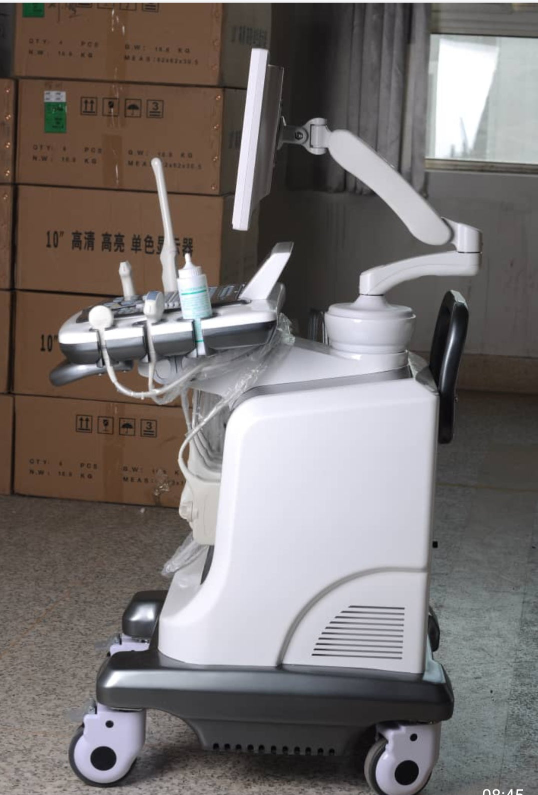 (Copy) color doppler ultrasound scanner with Doppler effect on very powerful trolley Belse X6. with convex,linear,vaginal,mirco convex probes