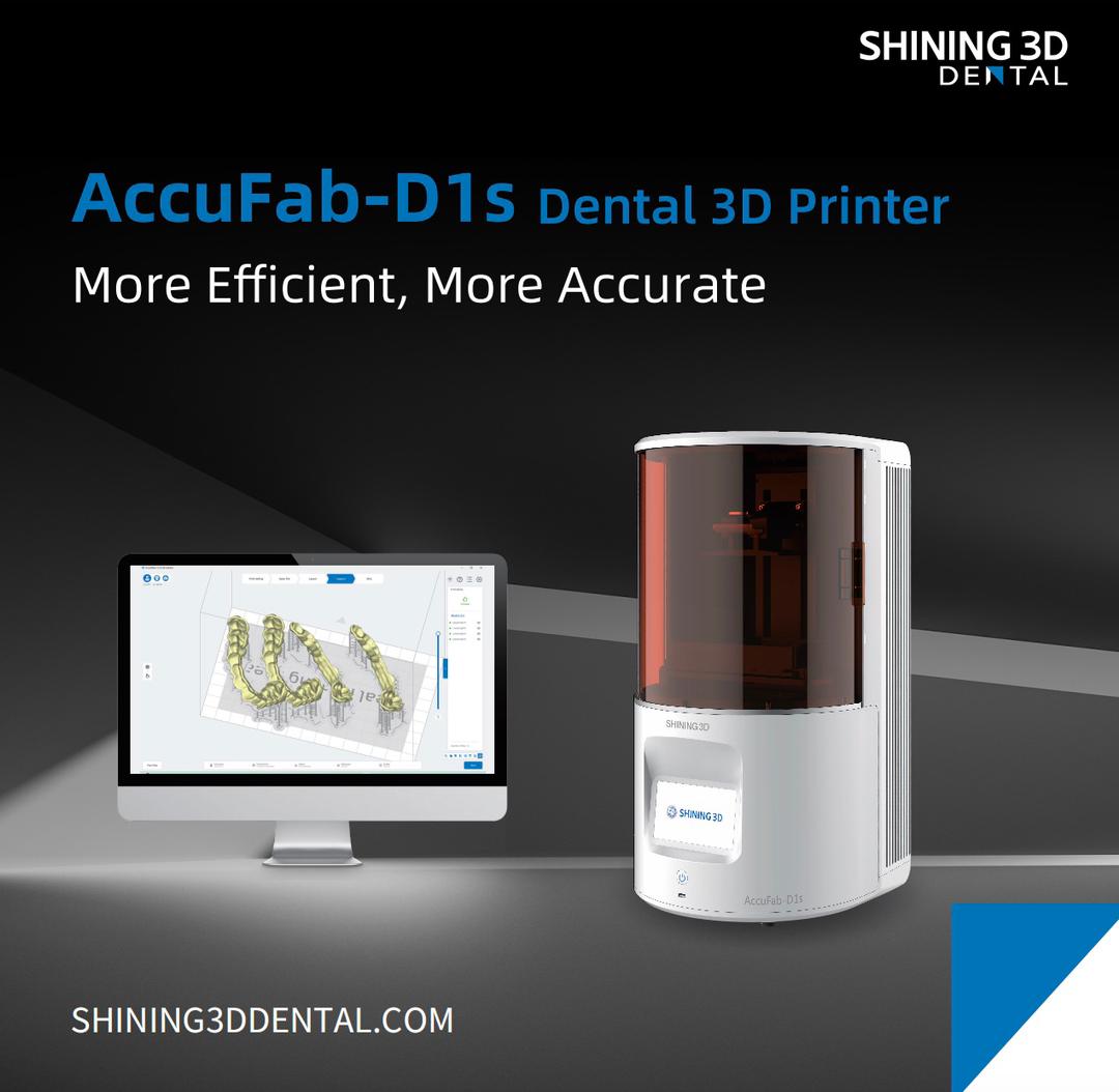 3D dental  printer SHINING 3D AccuFab-D1s dental