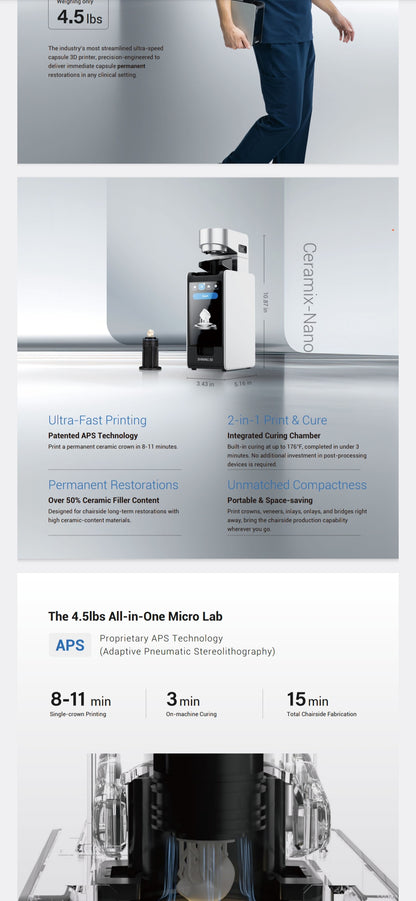 CERAMIX-Nano  Capsule 3D Printer