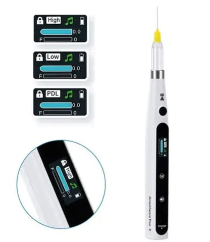 Dental Anesthesia Injector
1.Wireless pen operation convenience.
2.Back suction injection,avoid blood risk.
3.Three injection speed gears,control drug dosage.
4.Dynamic pressure feedback.
5.Music mode,offer patients a relaxedatomosphere.