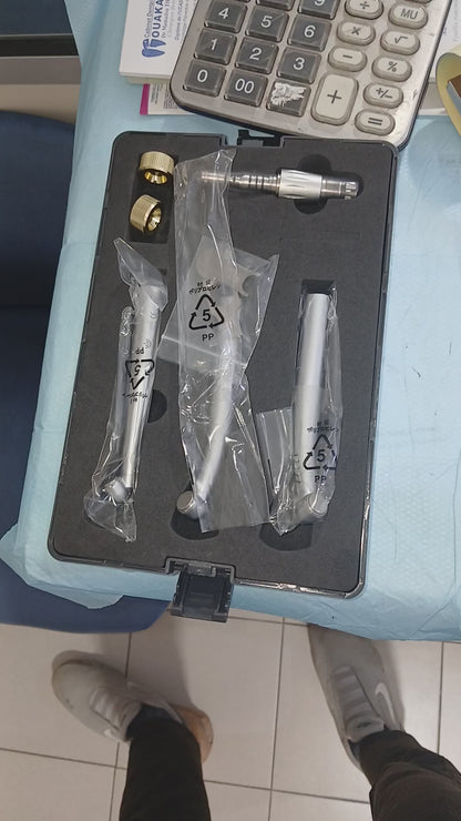 (Copie) (Copie) Fiber optic handpiece kit of 3 sets handpieces and  1 adapter, dental handpiece high speed . 4 holes