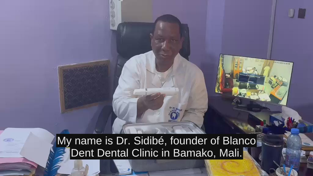 Customer testimonial – Dr. Sidibé, Blanco Dent Dental Clinic, Bamako, Mali – Aoralscan Elite Wireless