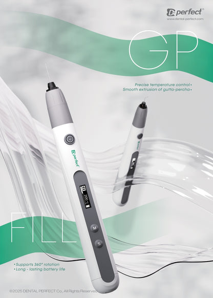 Gutta-percha cutter Precise temperature.  Smooth extrusion of gutta-percha